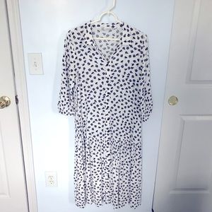 Long Floral Dress | Zara